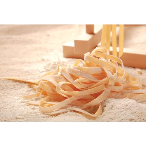 Fantes Collapsible Pasta and Noodle Drying Rack, Made in Italy, Natural Beechwood, 13.375 x 11.5-Inches, The Italian Market Original since 1906 - color: Natural Beechwood