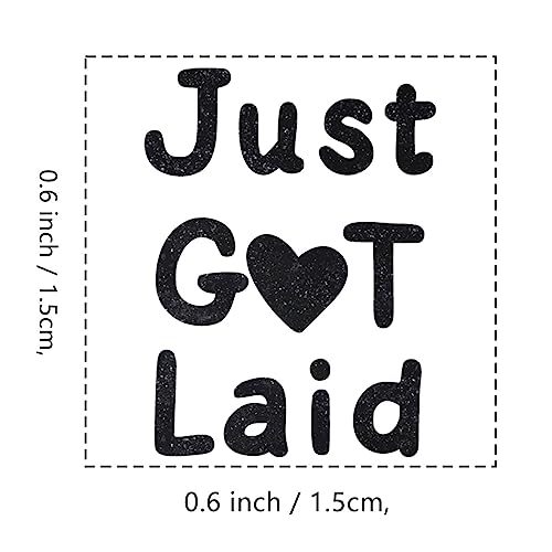 Just Got Laid Chicken Egg Rubber Stamp, 3/5 Inch Small Mini Farm Stamp Scrapbooking Craft