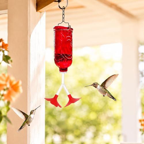 3Pcs Hummingbird Feeder Parts Drip Resistant Hummingbird Feeder Replacement Parts Flowers Hummingbirds Feeders Tubes and Stoppers Double Head Feeding Ports for Outdoor Bird Food Tool Wine Bottle Plug
