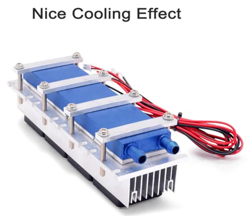 216W Semiconductor Refrigeration Cooler Kit - DIY Peltier Cooler 12V TEC1-12706 Peltier Heatsink Module for DIY Car Electronic Refrigerator - style: Trinuclear