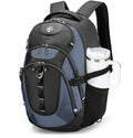 Swissdigital Design Laptop Backpack with USB Charging Port, Travel Backpack Fits 15.6-Inch Computer, 31l College School Backpack for Men, Haze Blue/Black | SD803-16 - color: Haze Blue/Black