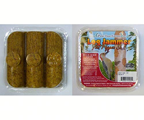 Pine Tree Farms Log Jammer Hot Pepper Suet (6) - size: 1 Count (Pack of 6)