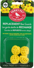 Perky-Pet Replacement Bee Guards for Hummingbird Feeders - Keep Bees Out of Nectar - 205Y - Yellow Replacement Bee Guards - for Models 203CPBN,203CPBR,204CP-4,403CP -,4 Count (Pack of 12) - size: 3.04W x 1.01D ins. (Pack of 12)