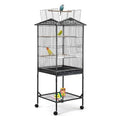 WeGear Bird Cage 47 inch Wrought Iron Parakeets Cage with Play Open Top and Rolling Stand Medium Small Bird Cage for Parrots, Budgerigars, Parakeets, Cockatiels, Lovebirds