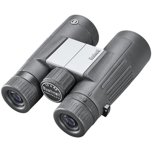 Bushnell PowerView 2 Binoculars, High-Definition Binoculars with Multi-Coated Lenses, Durable Aluminum Alloy Chassis, Wide Field of View, Ideal for Wildlife Observation, Hiking and Sporting Events - style: 10x42
