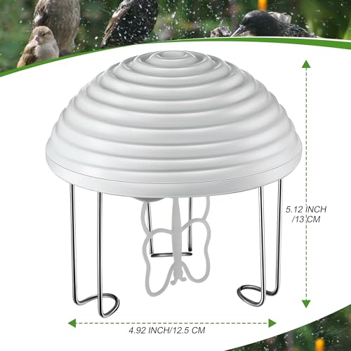 Hohean Water Agitator for Bird Bath, Battery Powered Birdbath Water Circulator & Bubbler, Waterproof and Quiet, Energy Saving Bird Bathtub Mixer for Patio, Garden, Pond Decoration
