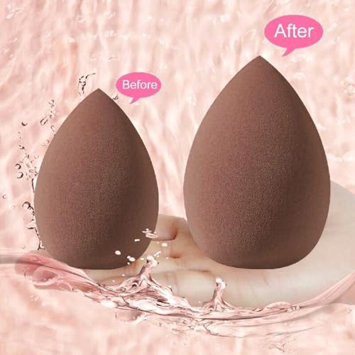 40 PCS Professional Makeup Brush Tools Set, Cosmetic Brush Sponge, Puff, Headband, Brush Cleaning Bow Set, Facial Makeup, Cleaning Accessories, Makeup Products, Valentine Day Item (Coffee-40PCS) - color: Coffee-40PCS