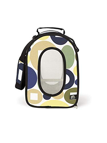 Prevue Pet Products Soft Sided Bird Travel Carrier with Perch Small, Multicolor - size: 14.5"L x 7.8"W x 14.5"H