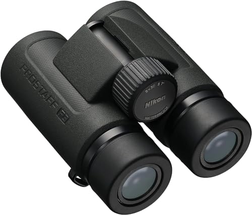 Nikon PROSTAFF P3 8x30 Binocular | Waterproof, fogproof, rubber-armored compact Binocular, wide field of view & long eye relief | Official Nikon USA Model | Waterproof, fogproof, rubber-Armored Compact Binocular, wide Field of View, long Eye Relief - size
