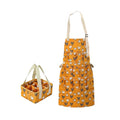 Egg Gathering Apron and Basket Set - 11 Deep Pockets + 9-Grid Matching Basket - Premium Cotton Linen Chicken Egg Collector for Farm & Backyard - Adjustable & Hands-Free - Healthy & Washable