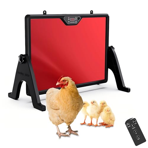 Smart Chicken Coop Heater Coop Radiant Heat Panel | Built-in Temperature Sensor, Chicken Heater Inside Coop for Winter, Adaptable to Timer and Temp Controllers, ETL UL Compliant