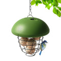 LONA Suet Ball Bird Feeder Outdoor Hanging Fat Ball Feeders with Versatile Mount Durable Weatherproof Washable Transparent Tube Wire Steel Metal Feeder for Wild Birds - style: Style2-Normal Cage