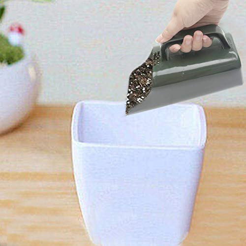 Garden Shovel, Handy Garden Scoop with Bucket, Plastic Scoop Shovel Multi-Function Gardening Spoon Cultivation Soil Shovels Transfer Tool for Soil, Compost, Planting, Digging