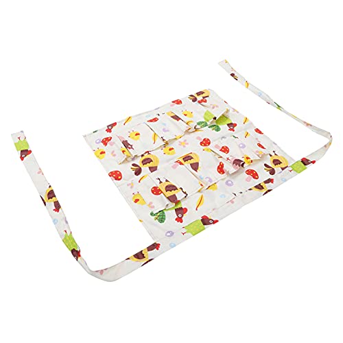 Omabeta Eggs Collecting Apron Durable Cotton Twill Thick Multiple Pockets for Egg Gathering and Farm Tasks