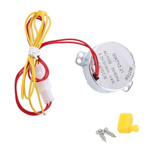 Joyzan Egg Turner Motor, AC Chicken Rotator Incubator Small Hatching Tool | Automatic Turntable Guide Accessory Connector CW CCW Dual Working Modes for Incubating Electric Ducks Goose Birds Tray Quail