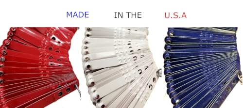 Numbered Aluminum Leg Bands, 100, Gold | Three Holes for Sizing - color: Gold