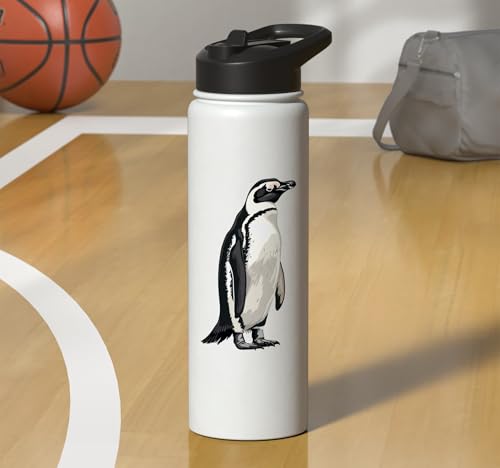 Penguin Stainless Steel Insulated Water Bottle - color: White