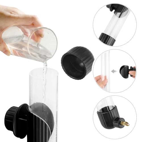 Bird Drinker Waterer Parrot Water Dispenser Auto Feeding Pet Drinking Bottle Hanging Cage Accessory for Cockatiel Conure Lovebird African Grey Macaw - color: 280ml