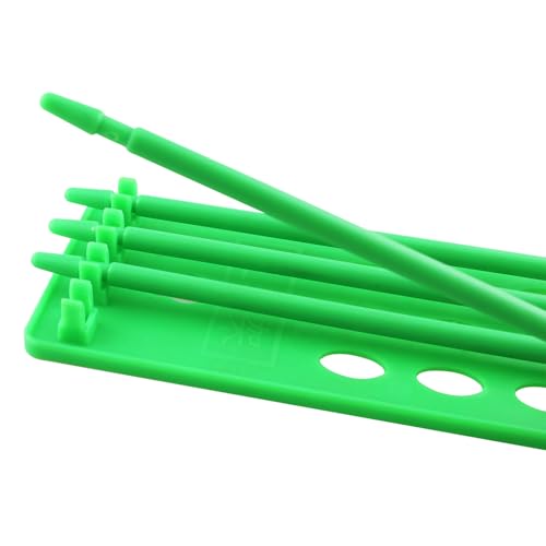 Poultry Leg Ring Storage Rack Plastic Storage Container for Racing Pigeon Leg Bands 7.86 x 2.75 x 0.59 inches Bird Care and Management Accessories Green