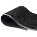 MaxMat® Extra Large Commercial Floor Mat, 3 x 5 Feet Heavy Duty, Waterproof, Low-Profile, Easy to Clean, Rubber Entry Mat (RIB0035BL, Black) - color: Black, size: 3 x 5 feet
