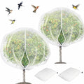 2Pcs 8x8ft Fruit Tree Covers with Zipper and Drawstring, Durable Garden Mesh Net to Protect Fruit Trees, Apple, Cherry, Peach Trees – Reusable, Lightweight - size: 8 X 8ft