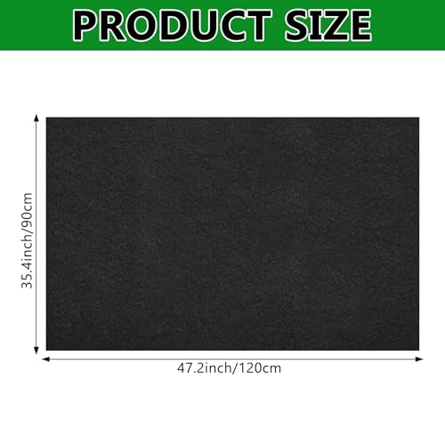 Large Bird Cage Mat, 35x47 Inch Under Pet Cage Mat for Bird Cages, Dog Crate Mat Liner, Reptile Aquariums, Waterproof Felt Liner with Non-Slip Backing for Kennel Training, Floor Protector - size: 35x47 Inch