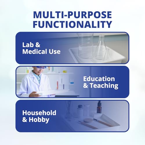 United Scientific™ Polypropylene Containment Lab Tray with Handles, 10-Pack | 15" L x 12" W x 3" H, Stackable Design, Easy to Clean, Chemical Resistant, Temperature Resistant, Multi-Purpose Utility Tray - size: 15" x 12" x 3" (10 Count)