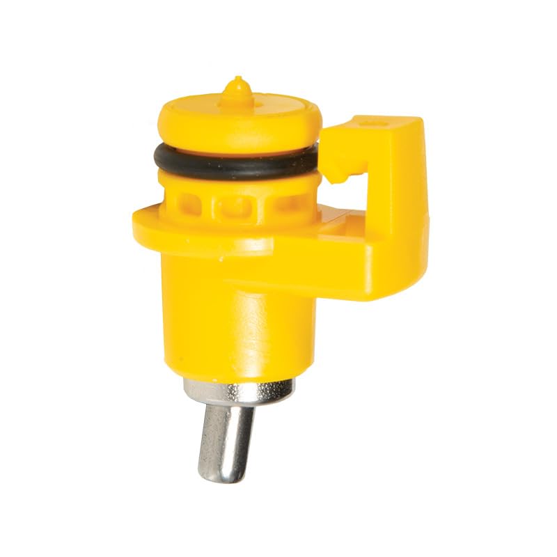 Premier 1 Bucket Nipple Waterer for Chickens & Poultry | 3 recessed nipples keep reservoir clean. Hangs via included adjustable cord. For 35 adult birds & waterfowl. 3-gallon, 15"H.