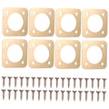 VANZACK 8pcs House Metal Guards Birdhouse Hole Protector Birdhouse Predator Guards for Outdoor