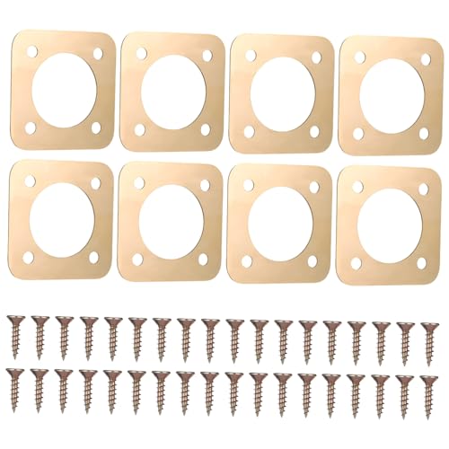 VANZACK 8pcs House Metal Guards Birdhouse Hole Protector Birdhouse Predator Guards for Outdoor
