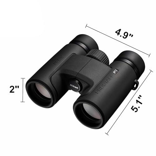 PROSTAFF P7 8x30 (16770) Black Binoculars Bundle with Lens Pen and Cleaning Cloth, Compact Binoculars for Adults for Hunting, Bird Watching, and Hiking Essentials, Zoom Lightweight Travel - style: P7 8x30