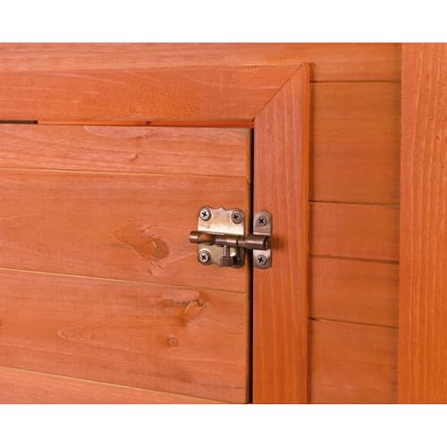Trixie Natura Duck Coop – Wooden Duck House for Free Roaming Ducks – Chicken Crate Suitable for Quails and Other Poultry – in Brown