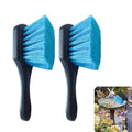 2 Pcs Bird Bath Brushes，Bathtub Cleaning Brush，Hummingbird Feeder Cleaning Brushes，Fountain Cleaner Safe for Birds and Cage，Concrete Bird Baths for Outdoors (Soft Brush with Big Brushing Surface) - style: Soft Brush