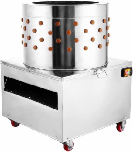 Torin 31.4'' Stainless Steel Chicken Plucker Machine | Fowl Food Processor Electric, Plucking Machine De-Feather 110V 3000W 245R/min