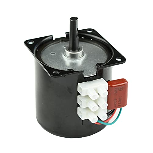 60KTYZ Mini Gearbox Electric Motor AC 110V 30-36RPM CW/CCW Synchronous Gear Motor with Fixed Bracket Bracket Support Fixed Base - size: 30/36r/min Motor+Bracket