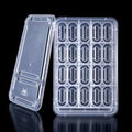 20 Grids Reptile Breeding Box, Reptile Egg Incubator Plastic Reptile Egg Incubator Tray Amphibians Hatchery Box Case for Hatching Gecko Lizards Lions Mane Without Thermometer