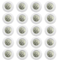 Weewooday 20 Pcs Mini Hygrometer Thermometer Digital LCD Monitor Indoor/Outdoor Room Humidity Meter Temperature Gauge for Greenhouse Garden Reptile Incubator Cellar ℉/℃ (White) - size: White