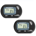 AQUANEAT 2 Packs Reptile Thermometer Hygrometer Digital Display Temperature and Humidity Moniter for Reptiles Rearing Box with Suction Cup… - size: 2 Packs