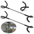 2 PCS Adjustable Wrap Hooks, Bird Feeder Pole Attachment, Extra Feeder Arm, Addition Pole Hook, Hanging Birdfeeder Accessories
