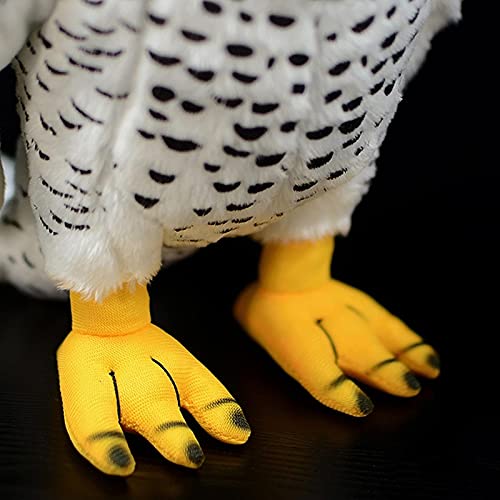 Simulation White Pigeon Stuffed Animal Toy - 10 inch Rock Pigeon Toys, Cute Pigeon as Gift for Kids (Spear Falcon) - style: Spear Falcon