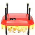 Chick Brooder Heating Plate, Brooder Heater for Chicks, Adjustable Temperature Height Adjustable Brooding Heater, Brooder Heat Plate Warmer for Baby Chick Duckling (Red) - color: Red