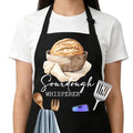 Sourdough Whisperer Apron for Women with Large Pockets - Funny Baking Aprons, Adjustable Professional Kitchen Apron for Bread Making, Grilling - Unique Sourdough Gifts for Bakers & Moms - C12 - color: Sourdough Whisperer 2