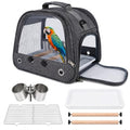 Pethiy Bird Carrier Travel Bag, Bird Travel Carrier Cage for Large Size Parrot Portable Wild Bird Carrier,Lightweight Breathable Bird Backpack Breathable Oxford Parrot Carrier Bag