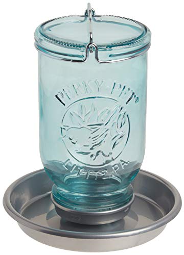 Perky-Pet 1 Mason Jar Wild Bird Waterer 783, Blue - size: 1Pack