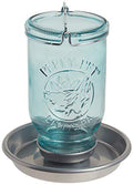 Perky-Pet 1 Mason Jar Wild Bird Waterer 783, Blue - size: 1Pack