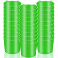 30 Pcs Chicken Coop Feeder Water Cup,8 oz Cage Cups Chicken Feeder Waterer, Cage Cups Birds Hanging Feeders, Chicken Feeder Water Bowl for Parakeet Poultry Pigeon Bunny Wire Cage(Green) - color: Green, size: 8oz