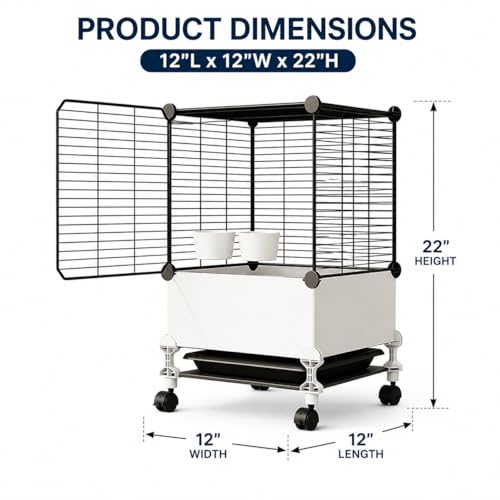 Bird Cage, Small Parrot Cage, Travel Bird Cage for Parakeets, Small Parrots, Lovebirds, Black