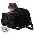 Sherpa Original Deluxe Travel Pet Carrier, Airline Approved & Guaranteed On Board - Black, Small - size: 15.0"L x 10.0"W x 8.5"H