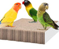 KATUMO Bird Toys, 7.8 Inch Paper Parakeet Shredding Chewing Toys Parrot Perch Platform Conure Foraging Toys for Budgie Cockatiel Lovebird Small Birds - size: Large