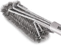 Best BBQ Grill Brush Stainless Steel 18" Barbecue Cleaning Brush w/Wire Bristles & Soft Comfortable Handle - Perfect Cleaner & Scraper for Grill Cooking Grates